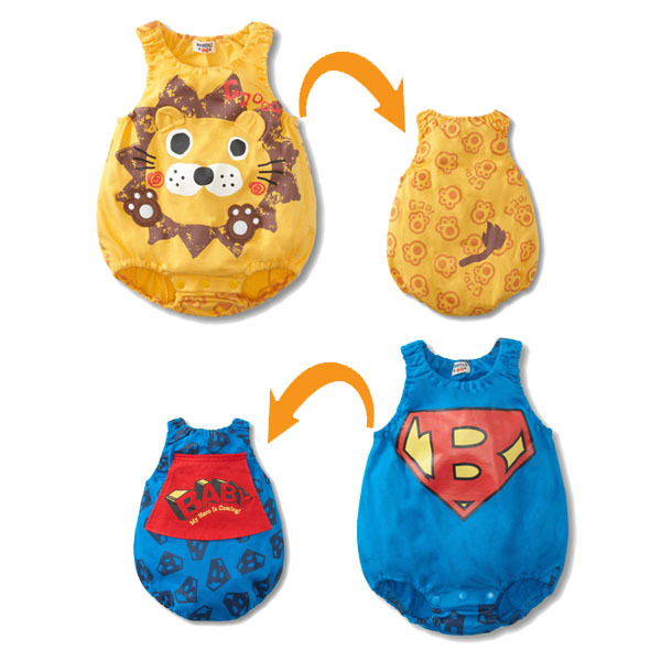 日韓可愛造型三角包屁哈衣